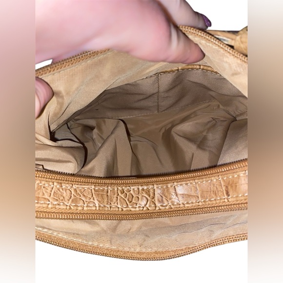 GIANI BERNINI NWT BOHO SHOULDERBAG W/WOVEN STRAW - Picture 3 of 5